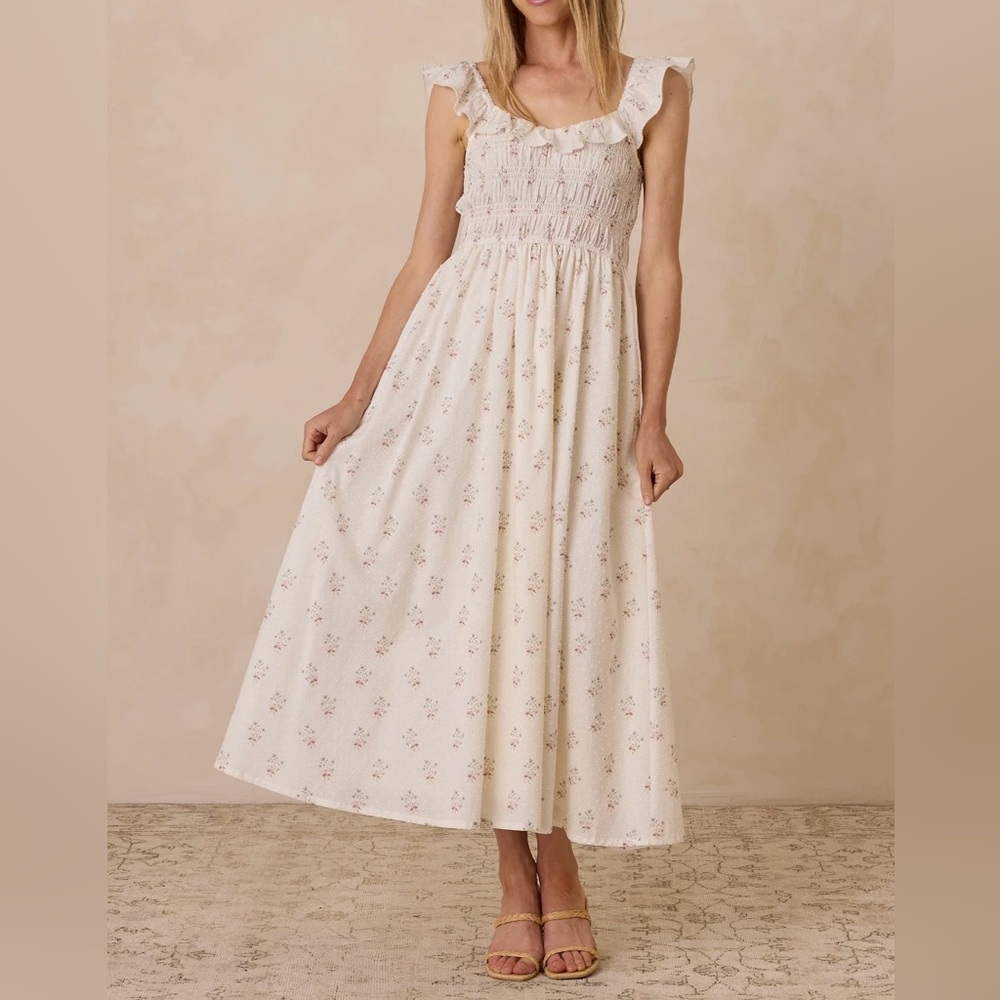 Noralee Stella Bouquet Dress, Floral Bow Pattern